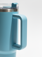 Aqua Sky Blue Customizable Tumbler